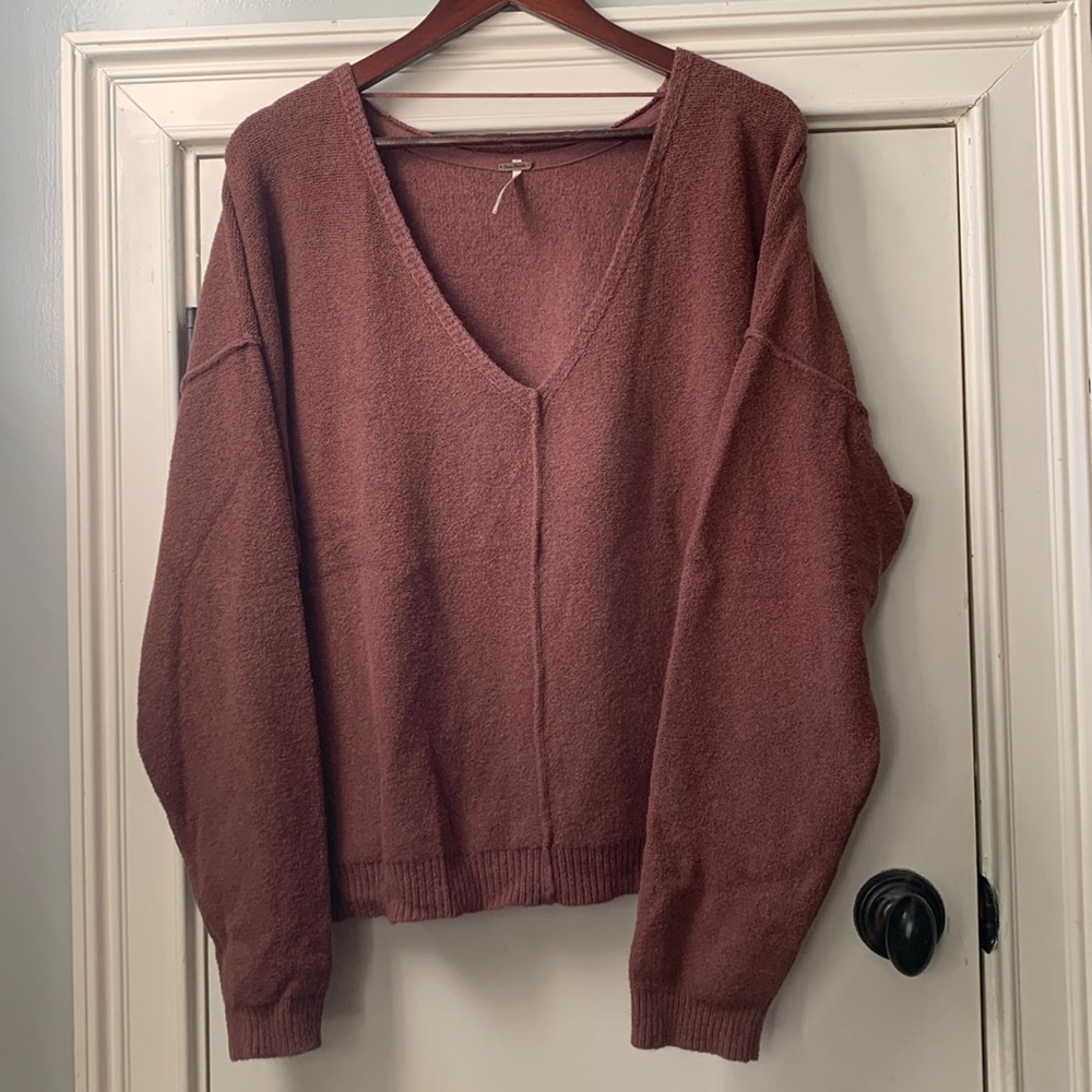 Free People V-neck Sweater